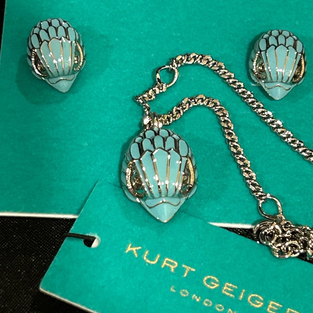 Kurt Geiger London Teal Jewelry Set NWTs #1